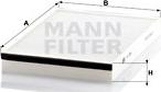Mann-Filter CU 3054 - Filtro, Aria abitacolo www.autoricambit.com