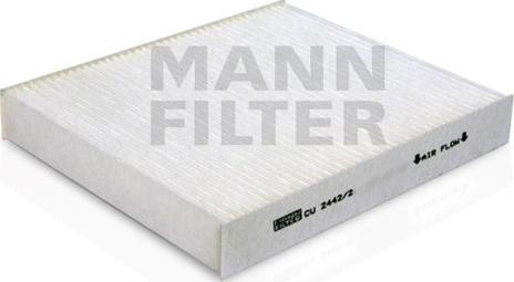 Mann-Filter CU 2442/2 - Filtro, Aria abitacolo www.autoricambit.com