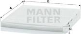Mann-Filter CU 2435 - Filtro, Aria abitacolo www.autoricambit.com