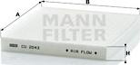 Mann-Filter CU 2043 - Filtro, Aria abitacolo www.autoricambit.com