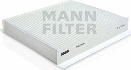 Mann-Filter CU 20 001 - Filtro, Aria abitacolo www.autoricambit.com