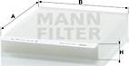 Mann-Filter CU 2143 - Filtro, Aria abitacolo www.autoricambit.com