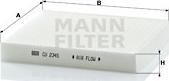 Mann-Filter CU 2345 - Filtro, Aria abitacolo www.autoricambit.com