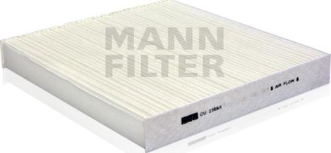 Mann-Filter CU 2358/1 - Filtro, Aria abitacolo www.autoricambit.com