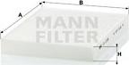 Mann-Filter CU 2335 - Filtro, Aria abitacolo www.autoricambit.com