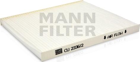 Mann-Filter CU 2336/2 - Filtro, Aria abitacolo www.autoricambit.com