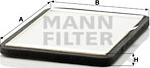 Mann-Filter CUK 2424 - Filtro, Aria abitacolo www.autoricambit.com