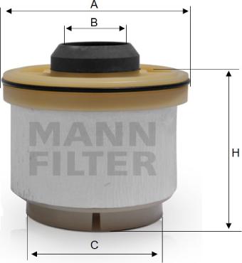 Mann-Filter PU 835 x - Filtro carburante www.autoricambit.com