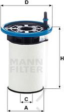 Mann-Filter PU 7005 - Filtro carburante www.autoricambit.com