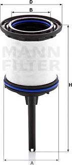Mann-Filter PU 7008 z KIT - Filtro carburante www.autoricambit.com