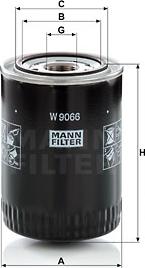 Mann-Filter W 9066 - Filtro olio www.autoricambit.com