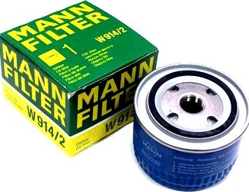 Mann-Filter W 914/2 (10) - Filtro olio www.autoricambit.com