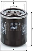 Mann-Filter W 6025 - Filtro olio www.autoricambit.com