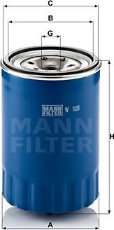 Mann-Filter W 1035 - Filtro olio www.autoricambit.com
