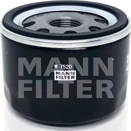 Mann-Filter W 7520 - Filtro olio www.autoricambit.com