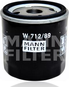 Mann-Filter W 712/89 - Filtro olio www.autoricambit.com
