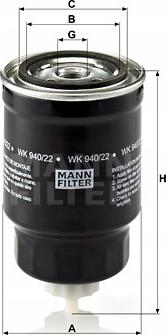 Mann-Filter WA 940/22 - Filtro refrigerante www.autoricambit.com