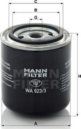 Mann-Filter WA 923/3 - Filtro refrigerante www.autoricambit.com
