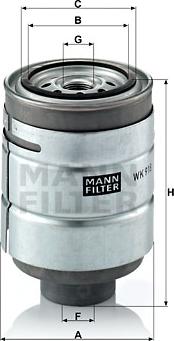 Mann-Filter WK 918 x - Filtro carburante www.autoricambit.com