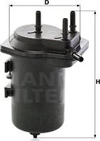 Mann-Filter WK 939/6 - Filtro carburante www.autoricambit.com