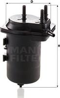Mann-Filter WK 939/7 - Filtro carburante www.autoricambit.com