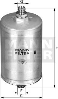 Mann-Filter WK 830/11 - Filtro carburante www.autoricambit.com