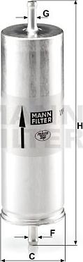 Mann-Filter WK 516 - Filtro carburante www.autoricambit.com