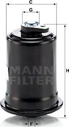 Mann-Filter WK 614/10 - Filtro carburante www.autoricambit.com
