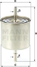Mann-Filter WK 8046 - Filtro carburante www.autoricambit.com