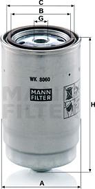 Mann-Filter WK 8060 Z - Filtro carburante www.autoricambit.com