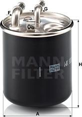 Mann-Filter wk820/2x - Filtro carburante www.autoricambit.com