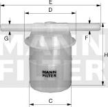 Mann-Filter WK 42/6 - Filtro carburante www.autoricambit.com