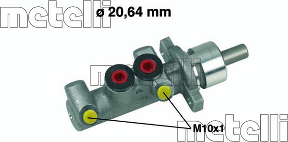 Metelli 05-0356 - Cilindro maestro del freno www.autoricambit.com