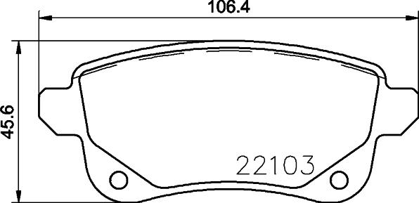 Mintex MDB3765 - Kit pastiglie freno, Freno a disco www.autoricambit.com