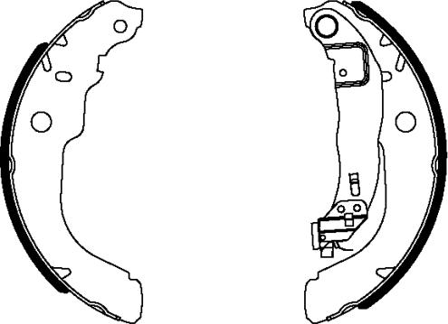 Mintex MSP410 - Kit freno, freni a tamburo www.autoricambit.com