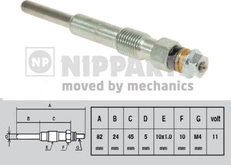 Nipparts J5714000 - Candeletta www.autoricambit.com