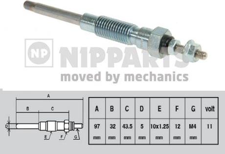 Nipparts J5712014 - Candeletta www.autoricambit.com