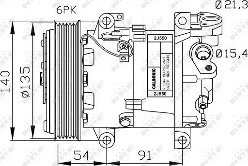 NRF 32690G - Compressore, Climatizzatore www.autoricambit.com