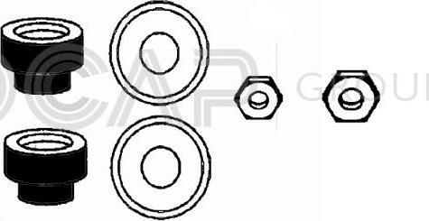 OCAP 0901216 - Kit braccio oscillante, Sospensione ruota www.autoricambit.com