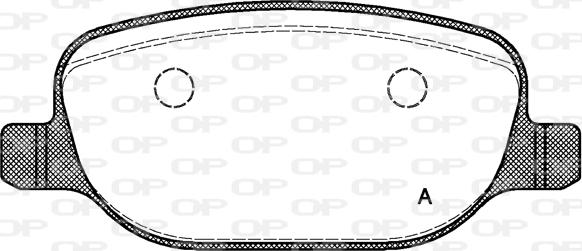 Open Parts BPA0878.00 - Kit pastiglie freno, Freno a disco www.autoricambit.com