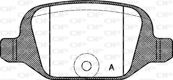 Open Parts BPA0727.00 - Kit pastiglie freno, Freno a disco www.autoricambit.com
