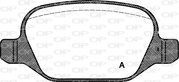 Open Parts BPA0727.10 - Kit pastiglie freno, Freno a disco www.autoricambit.com