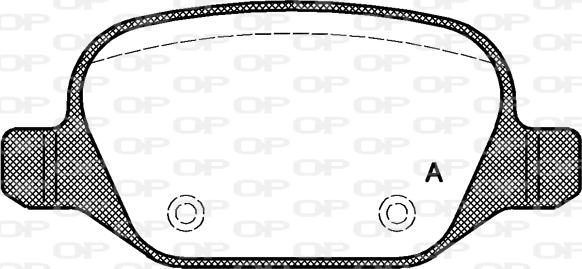 Open Parts BPA0727.20 - Kit pastiglie freno, Freno a disco www.autoricambit.com