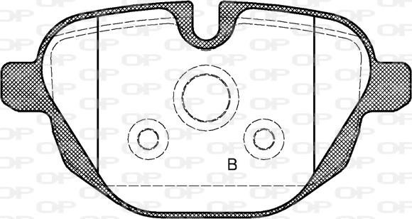 Open Parts BPA1421.00 - Kit pastiglie freno, Freno a disco www.autoricambit.com