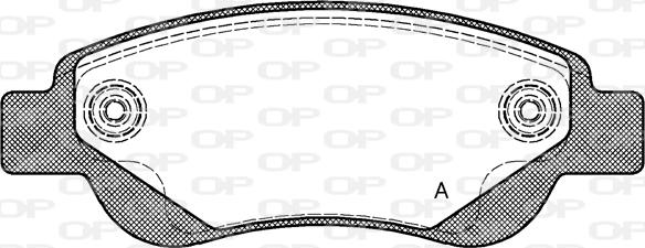 Open Parts BPA1177.00 - Kit pastiglie freno, Freno a disco www.autoricambit.com