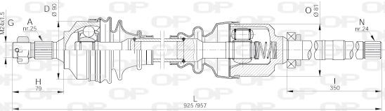 Open Parts DRS6248.00 - Albero motore/Semiasse www.autoricambit.com