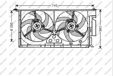 Prasco CI915F004 - Ventola, Raffreddamento motore www.autoricambit.com