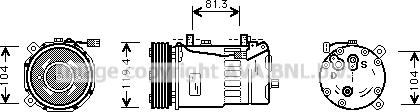 Prasco FDAK321 - Compressore, Climatizzatore www.autoricambit.com