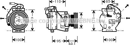 Prasco IVK064 - Compressore, Climatizzatore www.autoricambit.com