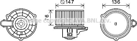 Prasco KA8248 - Elettromotore, Ventilatore abitacolo www.autoricambit.com